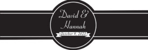 Wedding Cigar Band Template 11