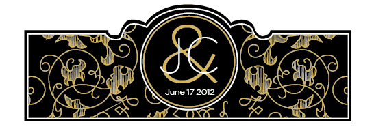 Wedding Cigar Band Template 35