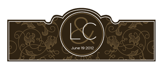 Wedding Cigar Band Template 36