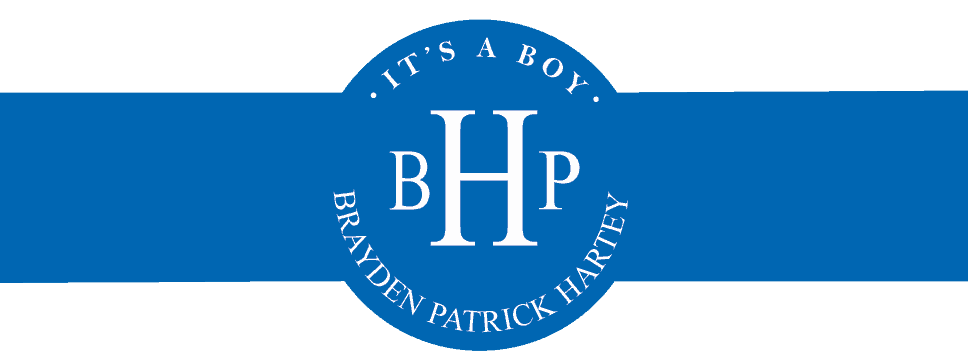 Baby Boy Cigar Band Template 03