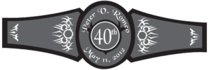 Birthday Cigar Band Template 06