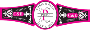 Wedding Cigar Band Template 06