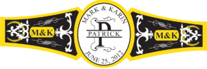 Wedding Cigar Band Template 09