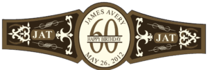 Birthday Cigar Band Template 07