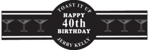 Birthday Cigar Band Template 08
