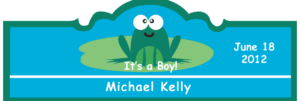 Baby Boy Cigar Band Template 08