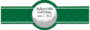 Golf Cigar Band Template 03