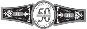 Birthday Cigar Band Template 09