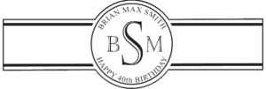 Birthday Cigar Band Template 15