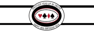 Birthday Cigar Band Template 17