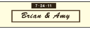 Wedding Cigar Band Template 20