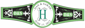Wedding Cigar Band Template 23