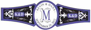Wedding Cigar Band Template 24