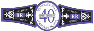 Birthday Cigar Band Template 20