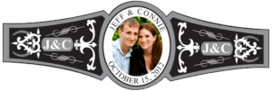 Wedding Cigar Band Template 30