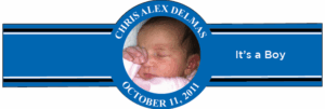Boy Cigar Band Template 13
