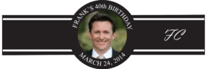 Birthday Cigar Band Template 25