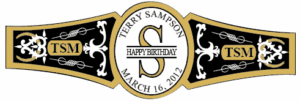 Birthday Cigar Band Template 26