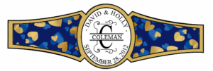 Wedding Cigar Band Template 44