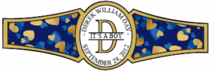 Boy Cigar Band Template 16
