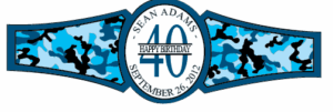 Birthday Cigar Band Template 27