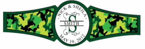 Wedding Cigar Band Template 47