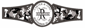 Wedding Cigar Band Template 48
