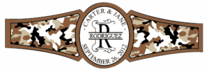 Wedding Cigar Band Template 49