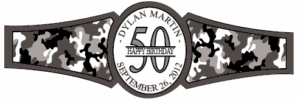 Birthday Cigar Band Template 29