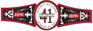 Birthday Cigar Band Template 34