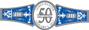 Birthday Cigar Band Template 36