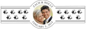 Wedding Cigar Band Template 67