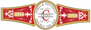 Baby Twins Cigar Band Template 08