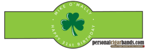 Birthday Cigar Band Template 01